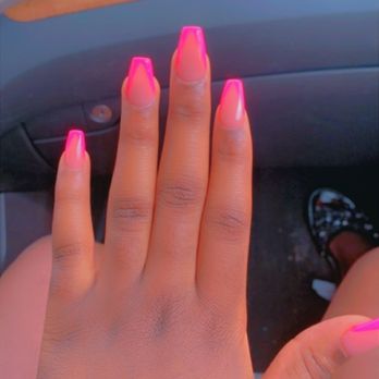 Domain Nails & Spa - Came out exactly like the picture I showed but I chose a shorter length - Nail Salons Near Me - Austin, Texas Domain Nails & Spa - Came out exactly like the picture I showed but I chose a shorter length - Nail Salons Near Me - Austin, Texas