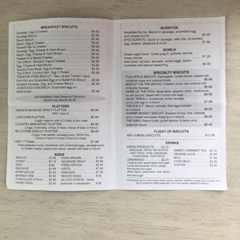 Millstone Biscuit - Menu - Breakfast & Brunch Near Me - Murrells Inlet, South Carolina