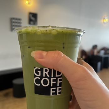 Grid Coffee - Double Matcha Latte - Coffee & Tea Near Me - Santa Ana, California