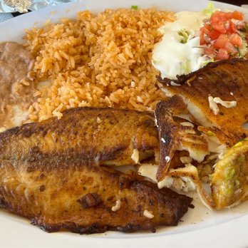 Los Tucanes Taqueria - Filetes de Pescado- so flavorful!! And the beans are so soft and never bland. - Mexican Near Me - Bakersfield, California