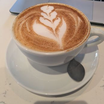 Dish Society - Coconut milk decaf latte - Breakfast & Brunch Near Me - Houston, Texas Dish Society - Coconut milk decaf latte - Breakfast & Brunch Near Me - Houston, Texas