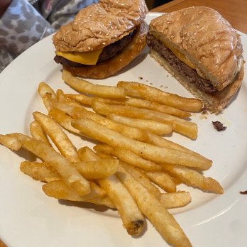 Ashton Family Restaurant - Kids menu! Burger is pretty big for a kid. - American Near Me - Manassas, Virginia