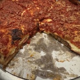Large deep dish with Sausage and Pepperoni Large deep dish with Sausage and Pepperoni