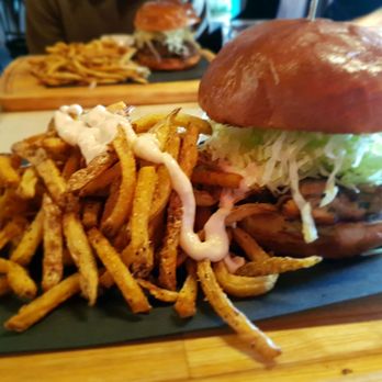 Inspire Restaurant - Salmon Burger - Asian Fusion Near Me - Markham, Ontario