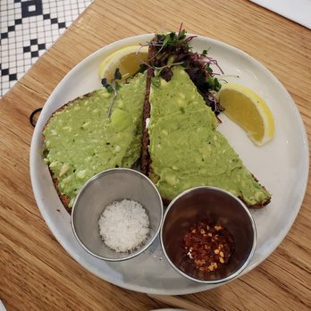 Magnolia Table - Who would have thought the salt and pepper flakes added so much extra flavor!! Will never eat avocado toast without it! - Breakfast & Brunch Near Me - Waco, Texas Magnolia Table - Who would have thought the salt and pepper flakes added so much extra flavor!! Will never eat avocado toast without it! - Breakfast & Brunch Near Me - Waco, Texas