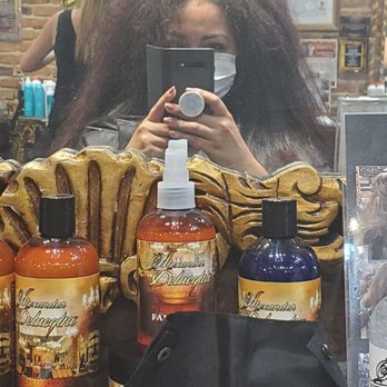 Delacqua Salon & Spa - Right after getting washed and quick blow dry - Hair Salons Near Me - Brooklyn, New York