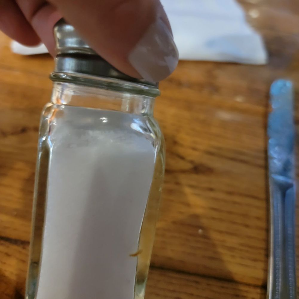 Giordano's - Dirty salt shaker.. gross - Salad Near Me - Kenosha, Wisconsin