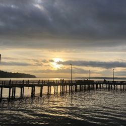 Under Water Works - Gorgeous sunset after day 1!