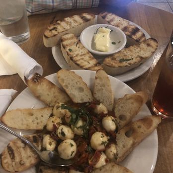 Elevation Bistro & Catering - Bread and butter appetizer and marinated cheese appetizer - New American Near Me - Mentone, Alabama