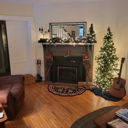 Snow Goose Bed and Breakfast - Fireplace in room.
