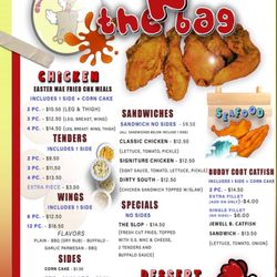 Chicken N The Bag - Menu