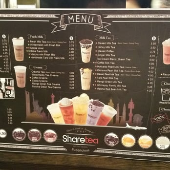 Sharetea - Menu - Coffee & Tea Near Me - Cerritos, California Sharetea - Menu - Coffee & Tea Near Me - Cerritos, California