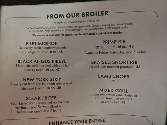 Menu photo 1 Black Angus Restaurant Virginia Beach, VA