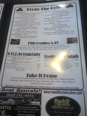 Menu photo 6 New York Corner Deli Surf City, NC