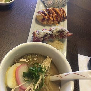 Sei Sushi - Ramen $8 (split in half because it was shared). Lunch special $12.99 - Sushi Bars Near Me - San Diego, California