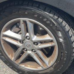 Chevron - Still dirty tires with nice new gash in it!