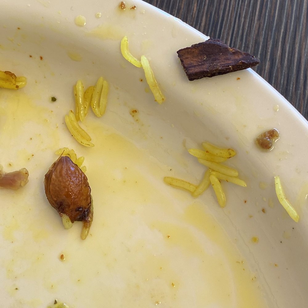 Pita Spot - Nearly cracked my teeth on this seed in the chicken shawarma. Also a piece of wood found in there. - Mediterranean Near Me - Torrance, California Pita Spot - Nearly cracked my teeth on this seed in the chicken shawarma. Also a piece of wood found in there. - Mediterranean Near Me - Torrance, California