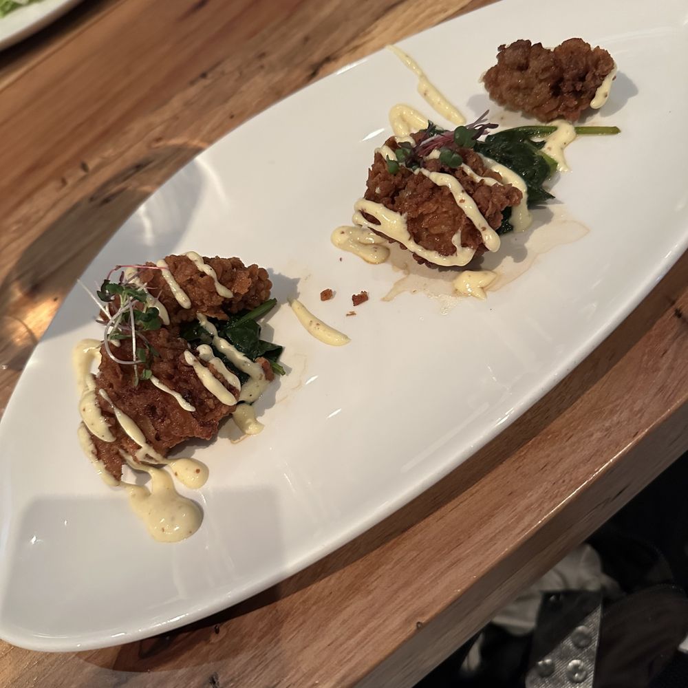 Chicken fried oysters
