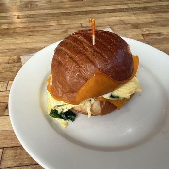 Northside Social Coffee & Wine - Scrambled egg and cheese on an amazingly soft roll. - American Near Me - Arlington, Virginia Northside Social Coffee & Wine - Scrambled egg and cheese on an amazingly soft roll. - American Near Me - Arlington, Virginia