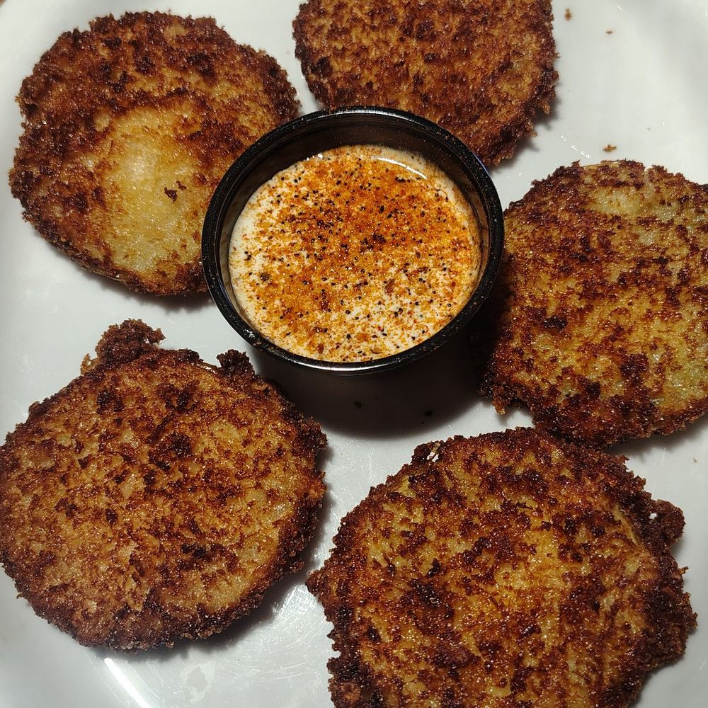 Huckleberry's - Fried Green Tomatoes   My first time trying them, won't be my last - Southern Near Me - Anaheim, California