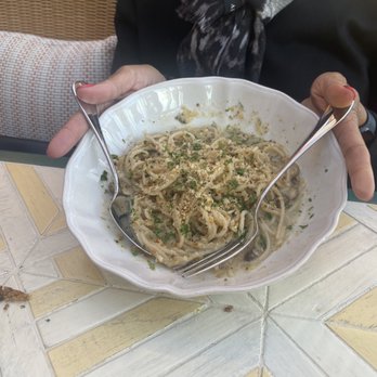 The Bungalow Kitchen - Pasta with truffles and a Parmesan sauce. - New American Near Me - Tiburon, California The Bungalow Kitchen - Pasta with truffles and a Parmesan sauce. - New American Near Me - Tiburon, California