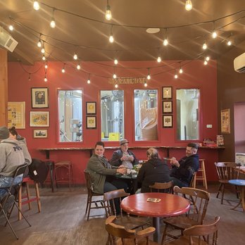 Chuckanut Brewery - South Nut Tap Room - people eating - Breweries Near Me - Burlington, Washington