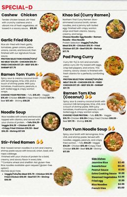 Menu photo 1 Thai Smile Canton, NY