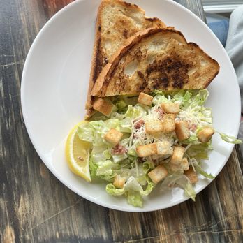 The Station Pub - Kids grilled cheese with side Caesar salad - American Near Me - East Kootenay, British Columbia