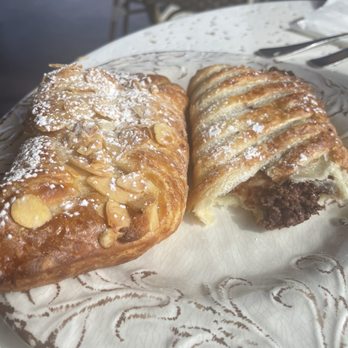 Cafe Soleil - Almond croissant and chocolate hazelnut Plait - Bakeries Near Me - St. Pete Beach, Florida Cafe Soleil - Almond croissant and chocolate hazelnut Plait - Bakeries Near Me - St. Pete Beach, Florida