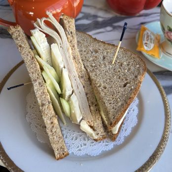Robinsons Tea Room - Turkey, green apple and Brie sandwich - Desserts Near Me - Stony Brook, New York