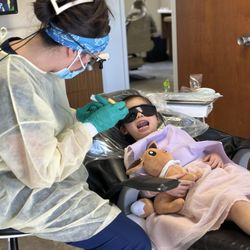 David R Delong, DDS - Marrysa [hygienist] walking my daughter through every step of the way.