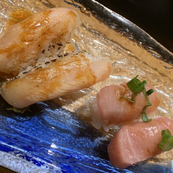Sushi-Zen - 2 Pieces Salmon Belly Nigiri, 2 Pieces Tuna Nigiri - Japanese Near Me - Arlington, Virginia
