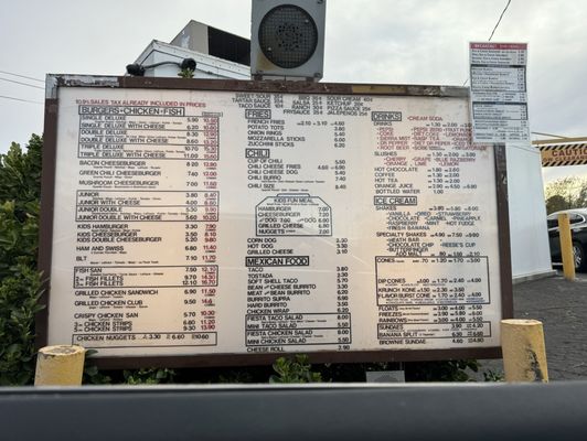 Menu photo 3 R D's Drive-In Page, AZ
