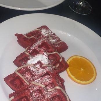 Big John's Eatery - Salmon and grits Red velvet waffles - Breakfast & Brunch Near Me - West Palm Beach, Florida Big John's Eatery - Salmon and grits Red velvet waffles - Breakfast & Brunch Near Me - West Palm Beach, Florida