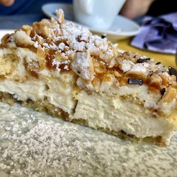 Osteria Antica Marina - Fedora, ricotta and almond cake - Italian Near Me - Catania, Connecticut Osteria Antica Marina - Fedora, ricotta and almond cake - Italian Near Me - Catania, Connecticut