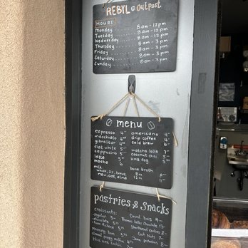Rebyl Outpost - Menu - Coffee & Tea Near Me - Half Moon Bay, California