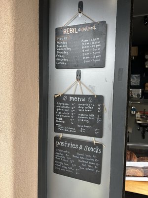 Menu photo 2 Rebyl Outpost Half Moon Bay, CA