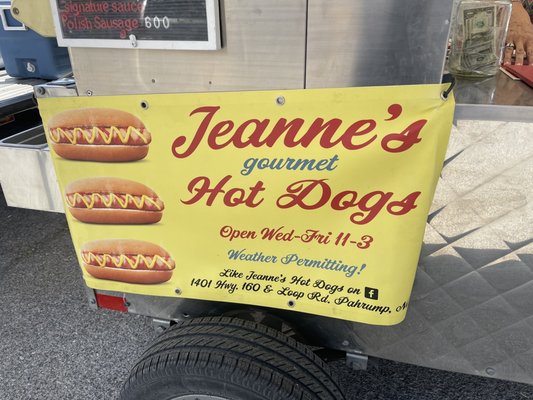 Menu photo 2 Jeanne's Hot Dogs Pahrump, NV