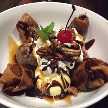 Midland Brew House - Fried Banana Split - Sports Bars Near Me - Saddle Brook, New Jersey