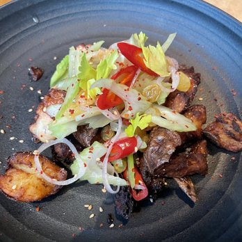 PERILLA korean fare - Grilled spicy octopus - Korean Near Me - Chicago, Illinois PERILLA korean fare - Grilled spicy octopus - Korean Near Me - Chicago, Illinois