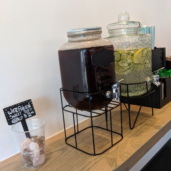 LemonShark Poke - Watermelon Sweet Tea and Cucumber Lemon infused water station - Poke Near Me - New Orleans, Louisiana