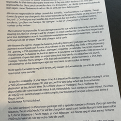 Link Limousines - contract also indicates a pick up