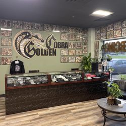 Golden Cobra Tattoo - Lobby and Jewelry cases