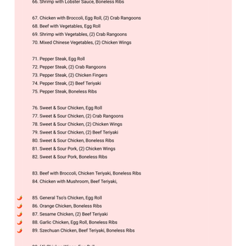 China Wok Restaurant - a list of dishes - Chinese Near Me - Bangor, Maine China Wok Restaurant - a list of dishes - Chinese Near Me - Bangor, Maine