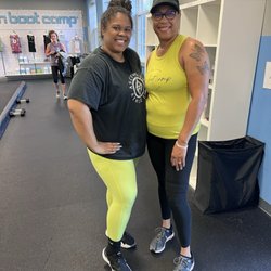 Burn Boot Camp - One of my many burn sisters who's a great partner