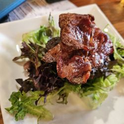 Jackson's Meat & Deli - Burger patty and duck bacon