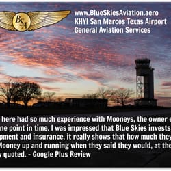 Blue Skies Aviation - 10 Successful Years of Satisfied Customers at Blue Skies Aviation
