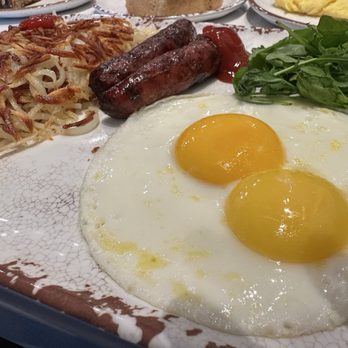 Birdies Breakfast Club - Another view of my sunny side up eggs! - Breakfast & Brunch Near Me - Frisco, Texas Birdies Breakfast Club - Another view of my sunny side up eggs! - Breakfast & Brunch Near Me - Frisco, Texas