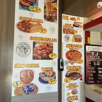 El Cilantro Mexican Grill - Menu as of Aug 2024 - Mexican Near Me - El Cajon, California