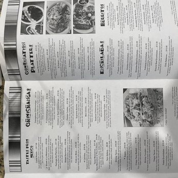 La Casa Mexicana - a menu for a meal - Mexican Near Me - Port Richey, Florida
